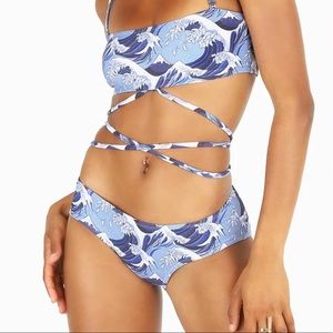 BlackMilk The Great Sharkie Hipster Bikini Bottom Limited Large✨Made in China